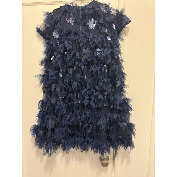 Bardot Junior Girls Mallory Tiered Dress In Navy Sz 14 Style # 591DBG3 NWOT $149 - Picture 8 of 10